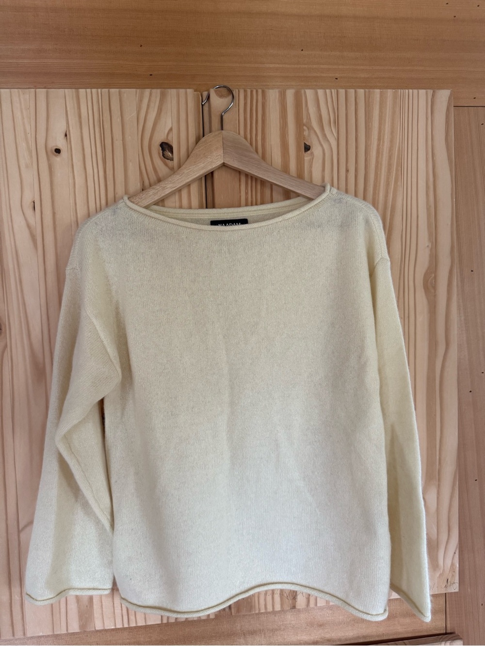 Naadam butter yellow cashmere sweater